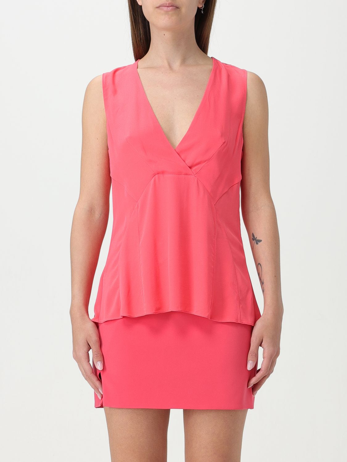 Patrizia Pepe Top PATRIZIA PEPE Woman colour Fuchsia