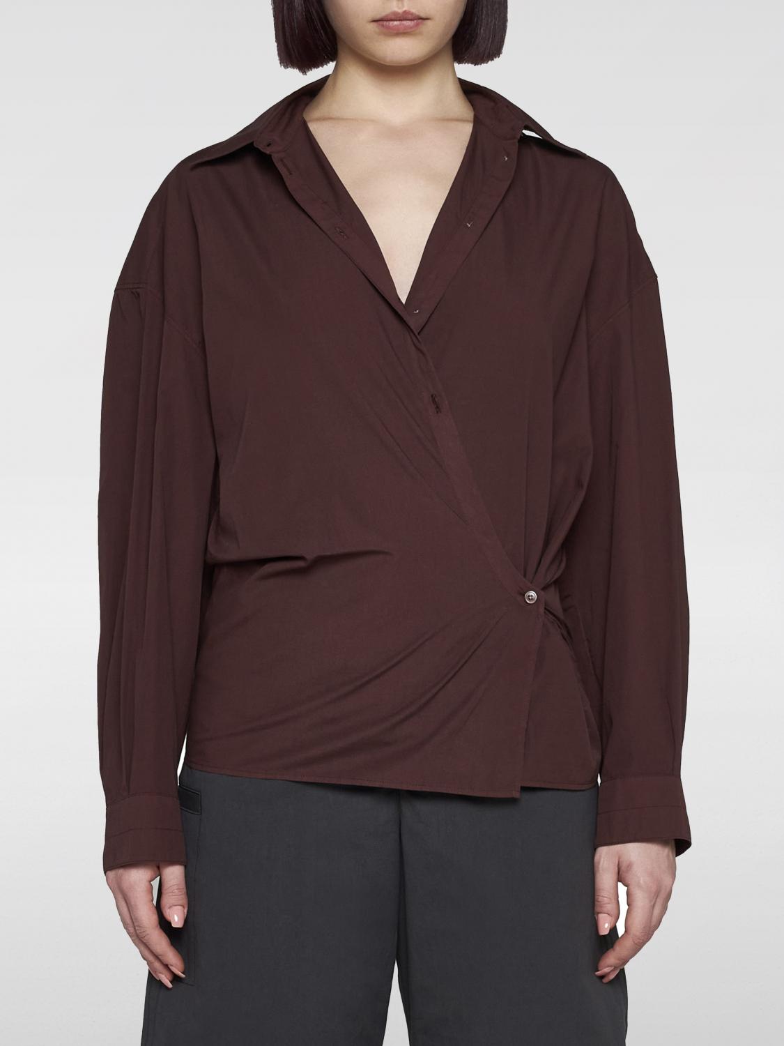 Lemaire Shirt LEMAIRE Woman color Brown