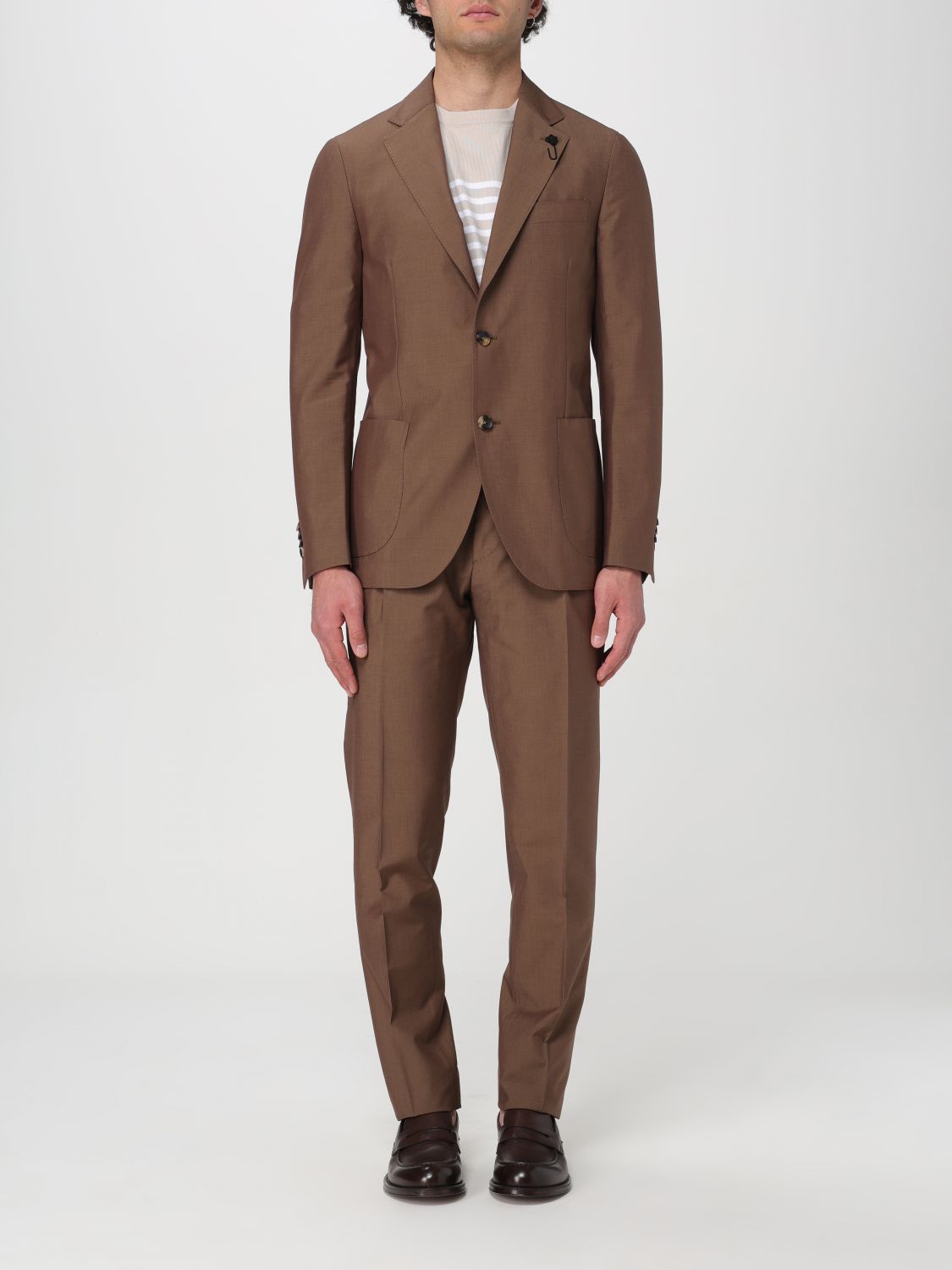 Lardini Suit LARDINI Men colour Brown