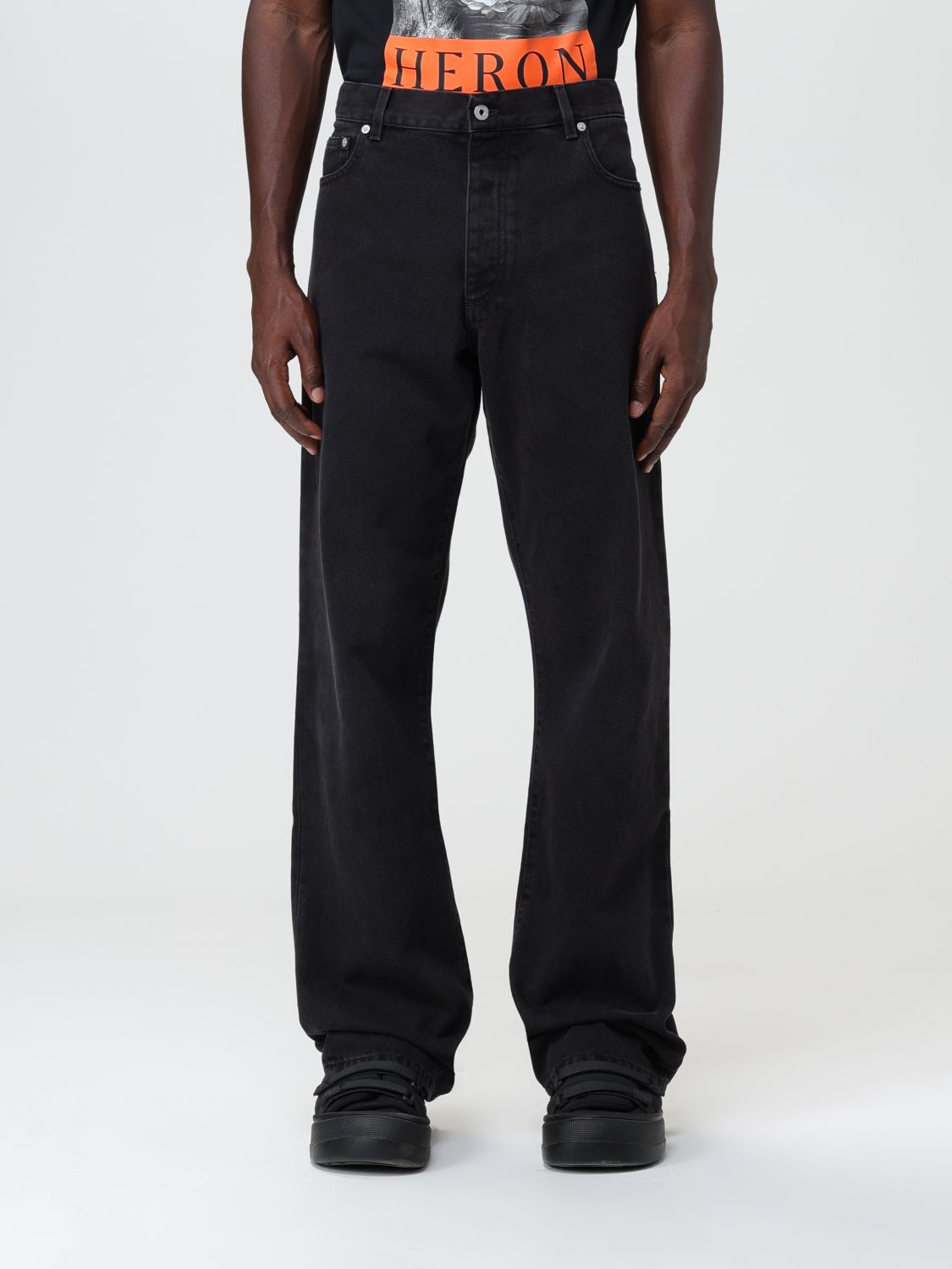 HERON PRESTON Trousers HERON PRESTON Men colour Black