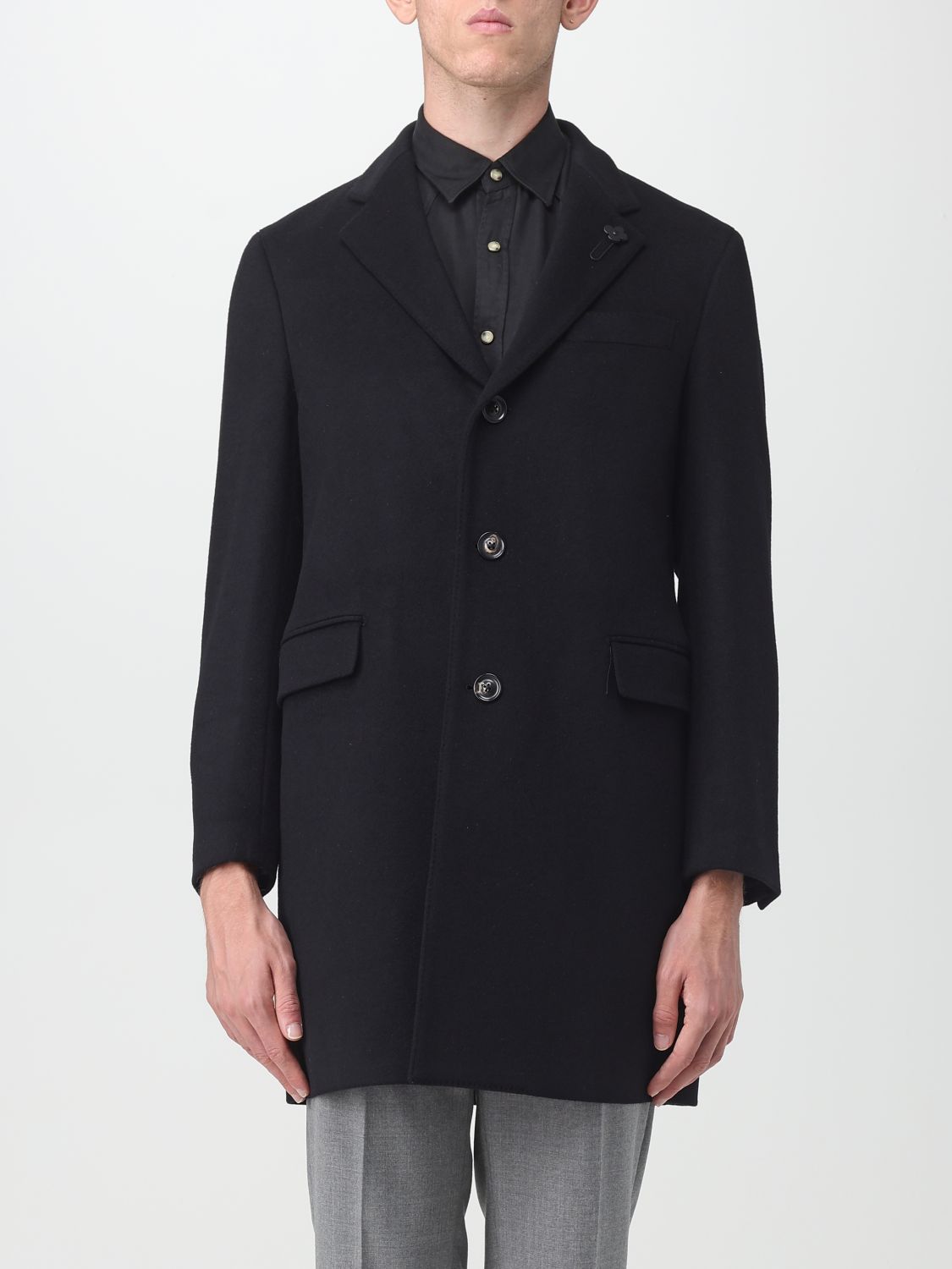 Lardini Coat LARDINI Men colour Black