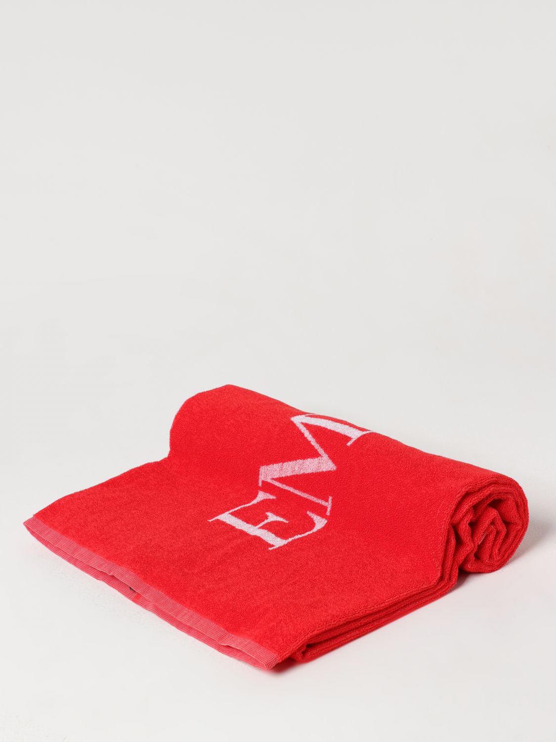  Beach Towel EMPORIO ARMANI SWIMWEAR Men colour Red