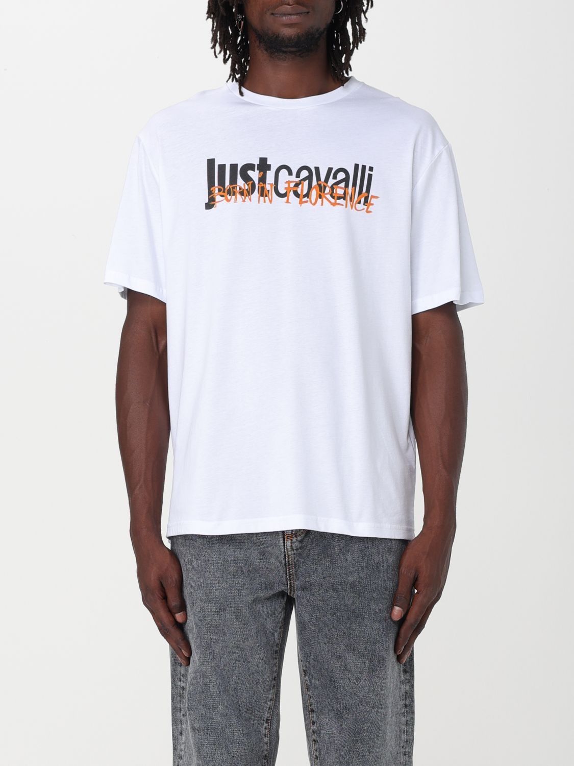 Just Cavalli T-Shirt JUST CAVALLI Men colour White