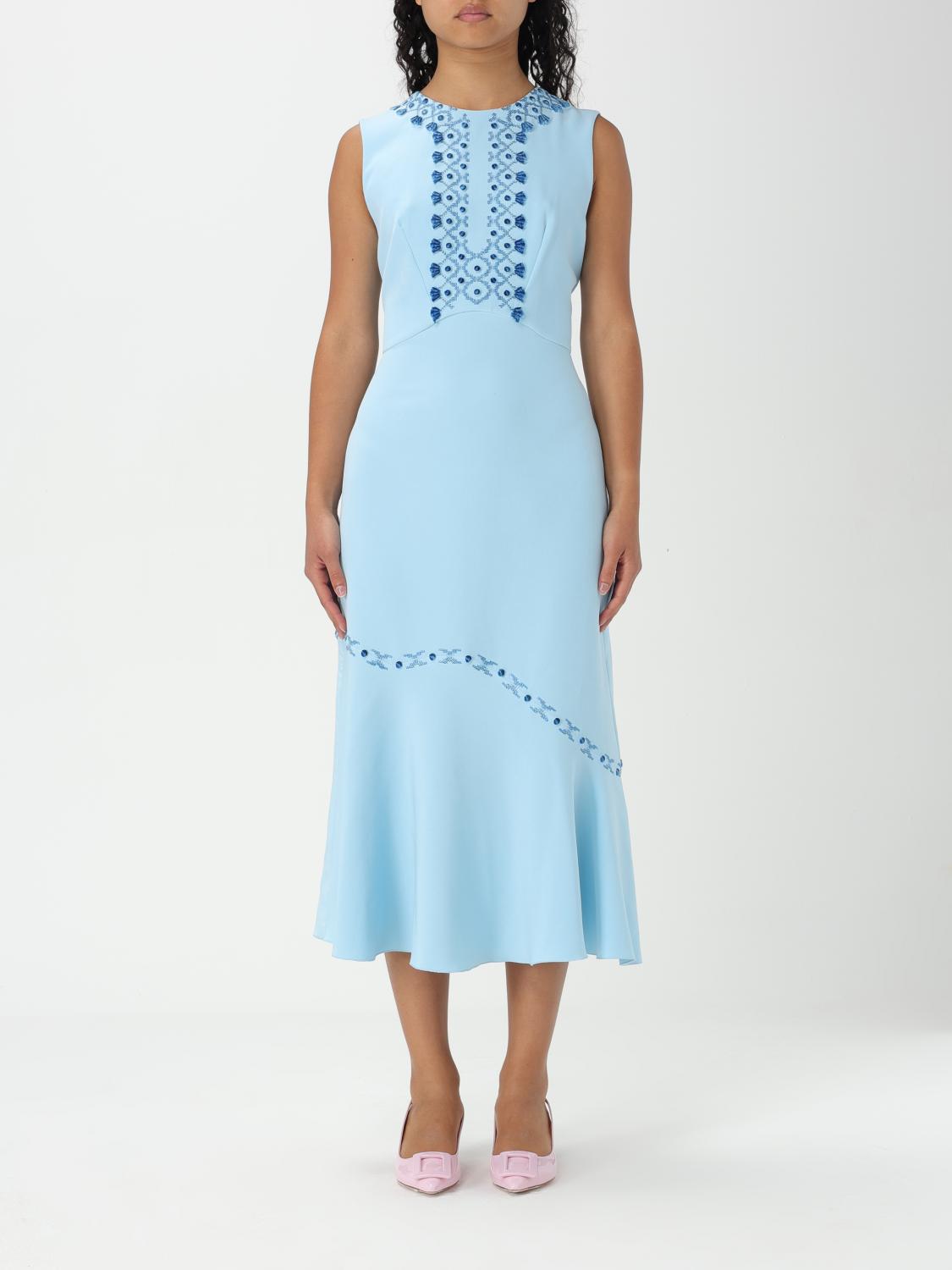 Ermanno Scervino Dress ERMANNO SCERVINO Woman color Gnawed Blue