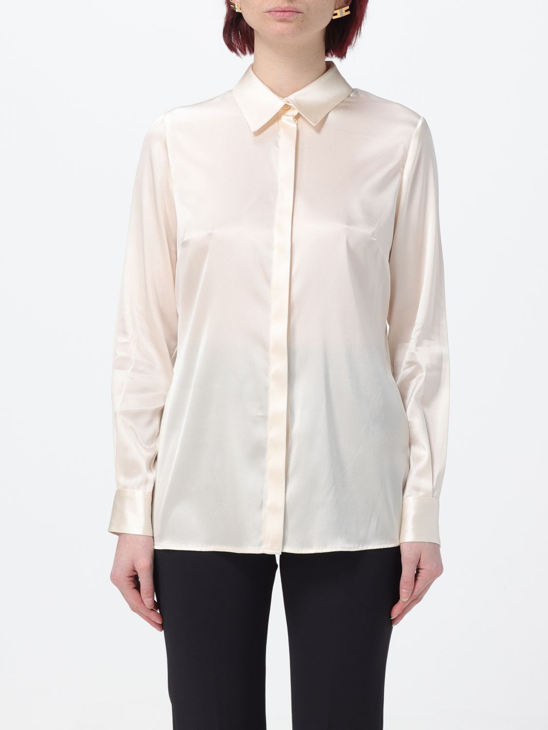 Elisabetta Franchi Shirt ELISABETTA FRANCHI Woman colour Butter