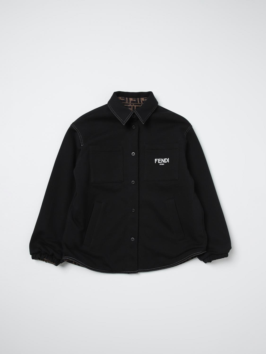 FENDI Jacket FENDI Kids color Black