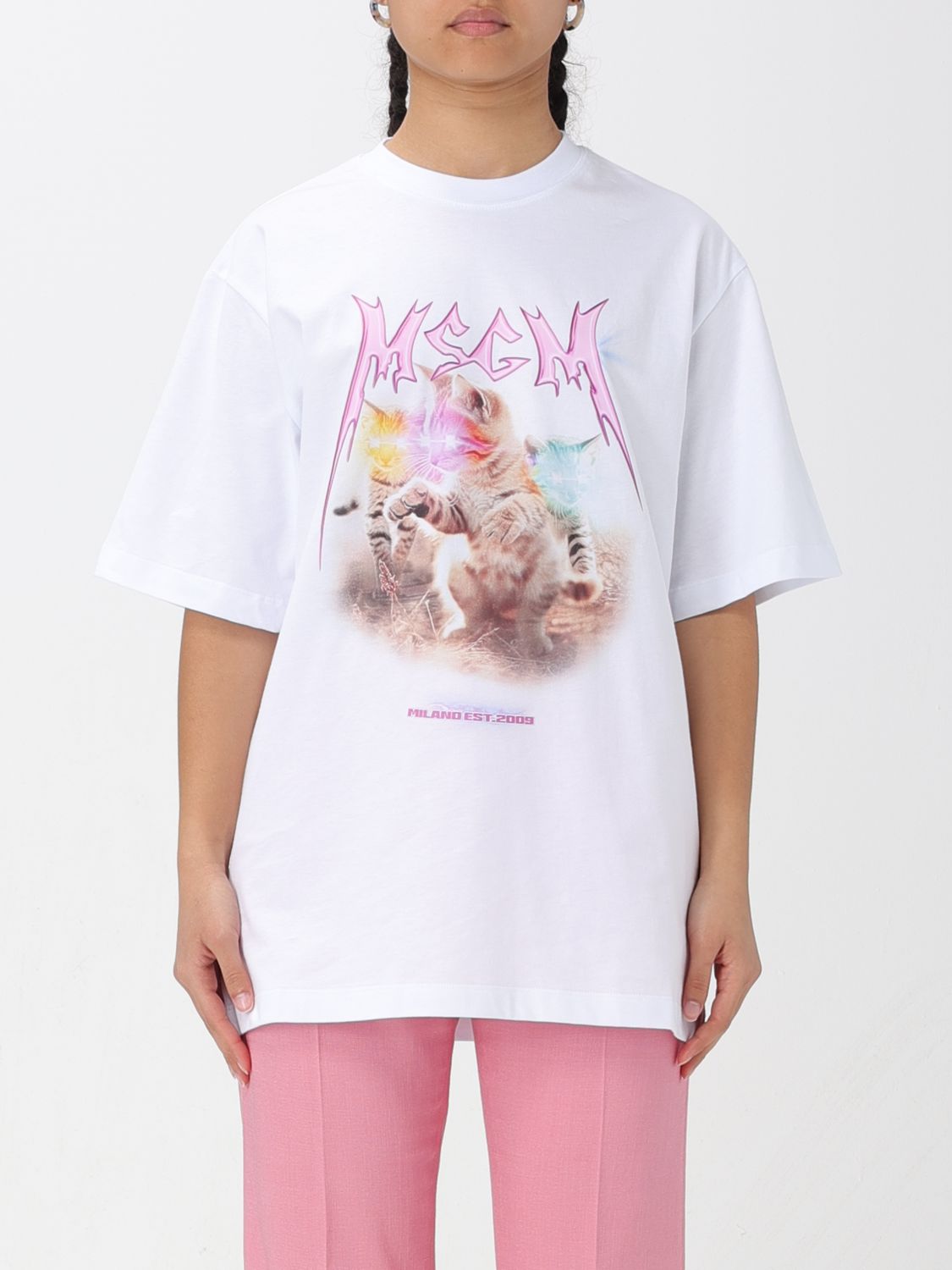 Msgm T-Shirt MSGM Woman colour White