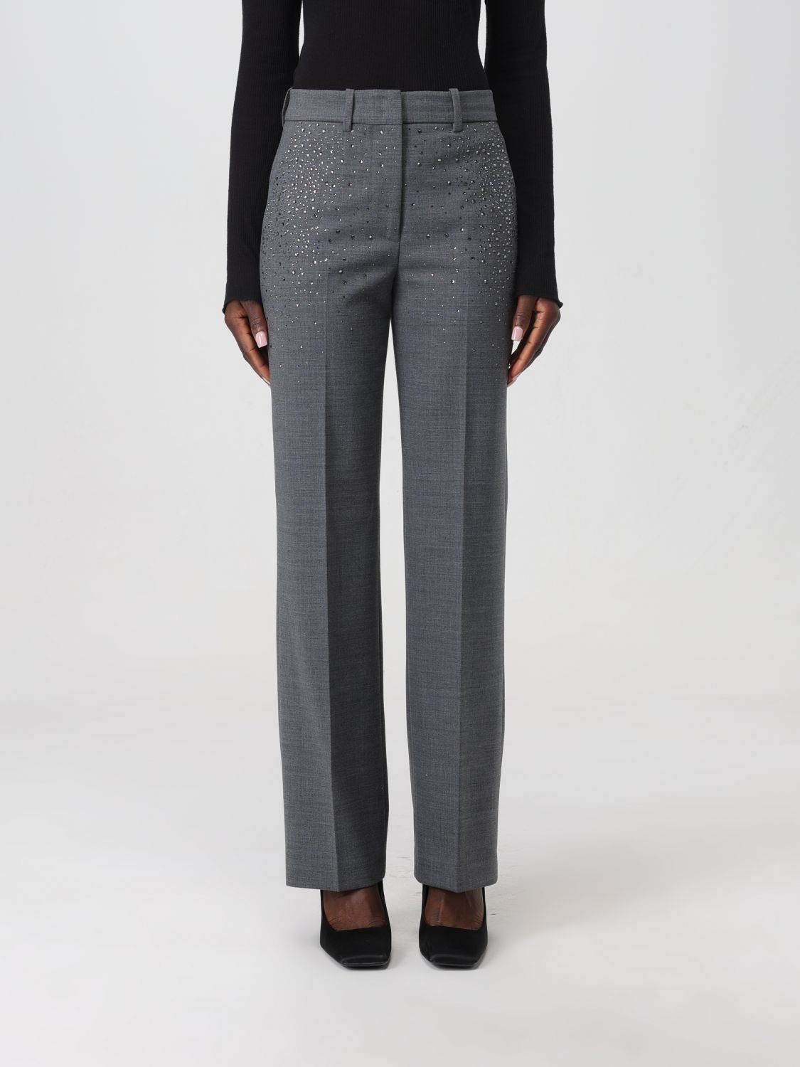 Seventy Trousers SEVENTY Woman colour Grey