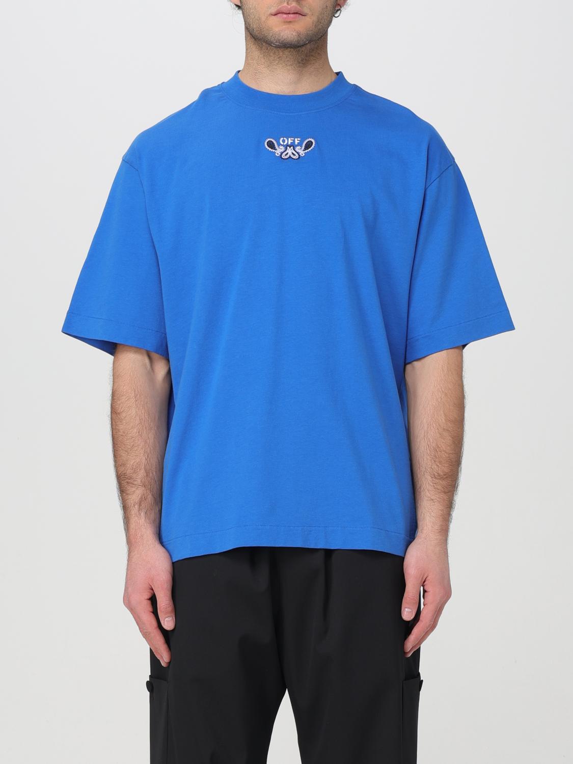 OFF-WHITE T-Shirt OFF-WHITE Men colour Blue