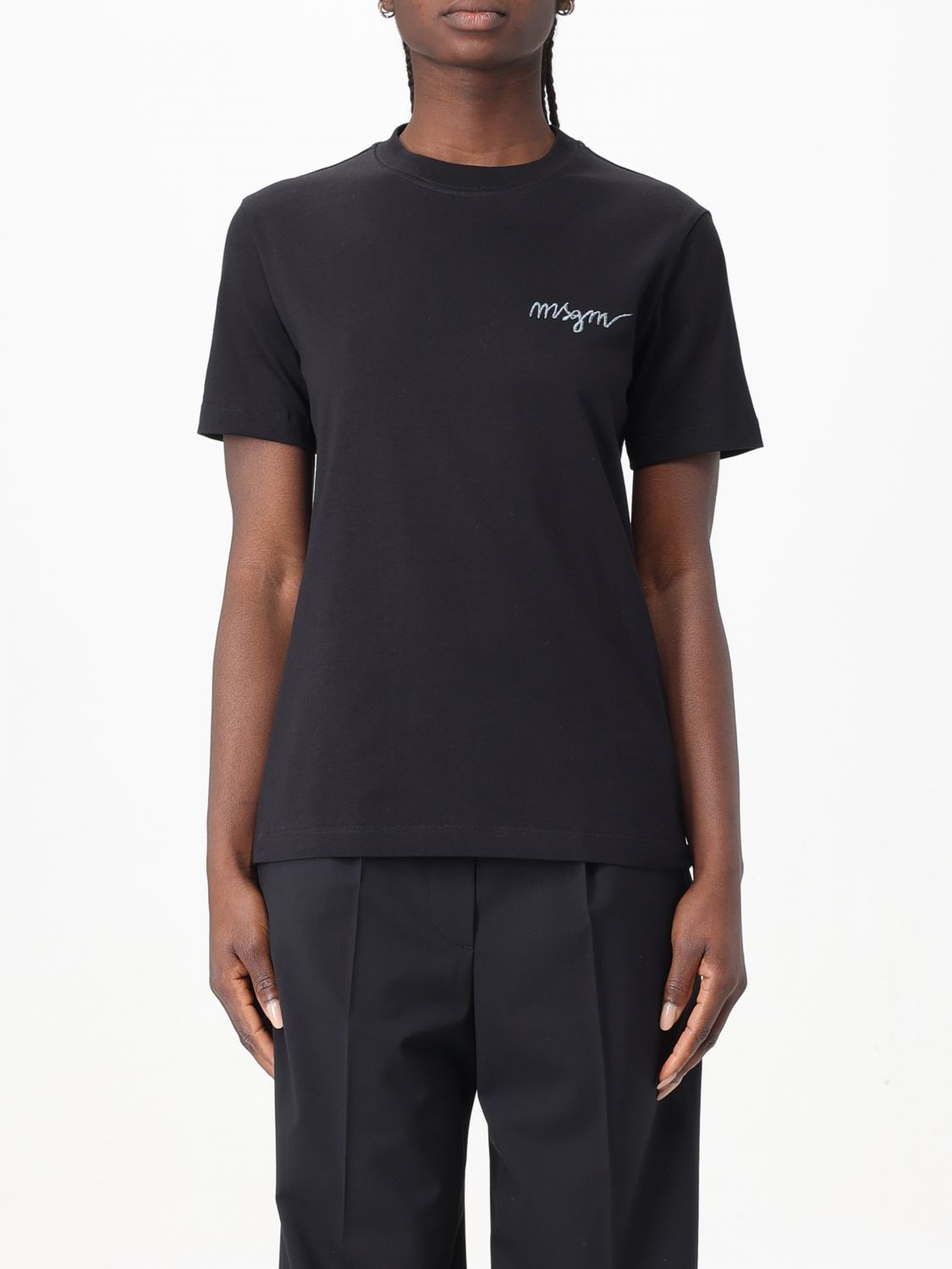 Msgm T-Shirt MSGM Woman colour Black