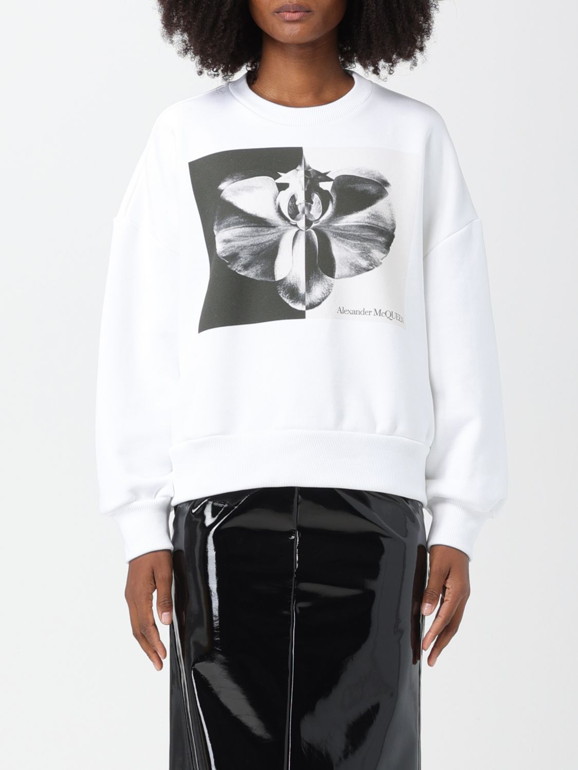 Alexander McQueen Sweatshirt ALEXANDER MCQUEEN Woman colour White