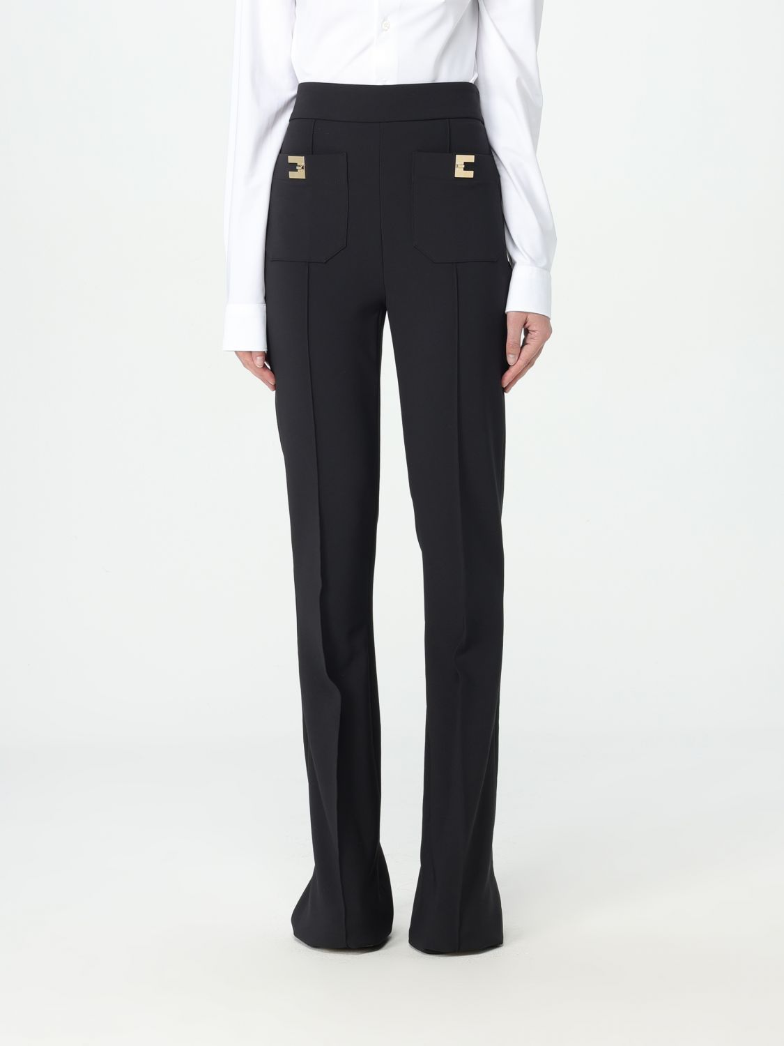 Elisabetta Franchi Pants ELISABETTA FRANCHI Woman color Black