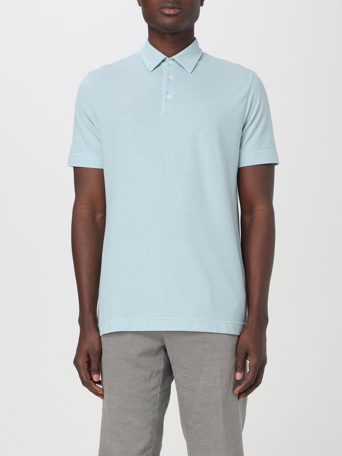 Zanone Polo Shirt ZANONE Men colour Gnawed Blue