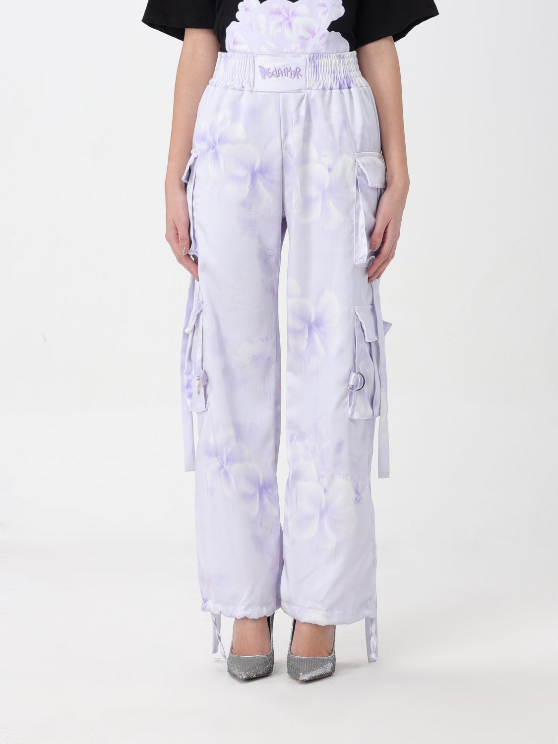 Disclaimer Trousers DISCLAIMER Woman colour Lilac