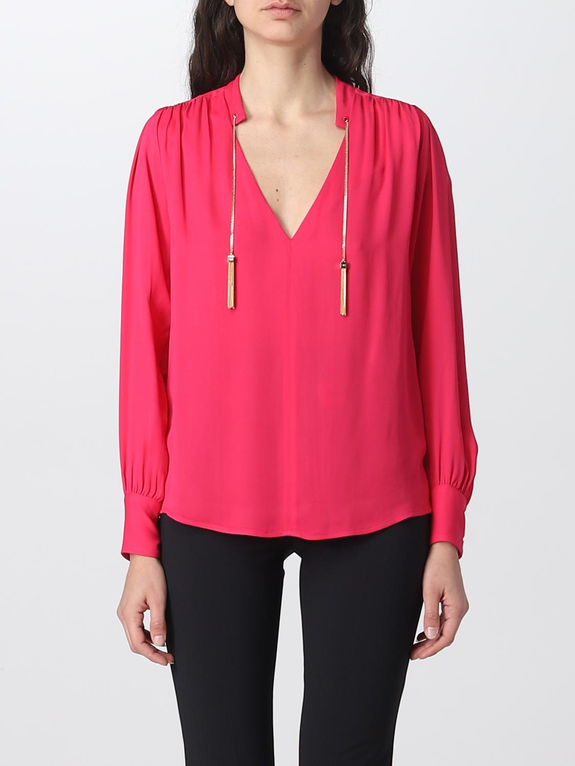 Elisabetta Franchi Shirt ELISABETTA FRANCHI Woman colour Fuchsia