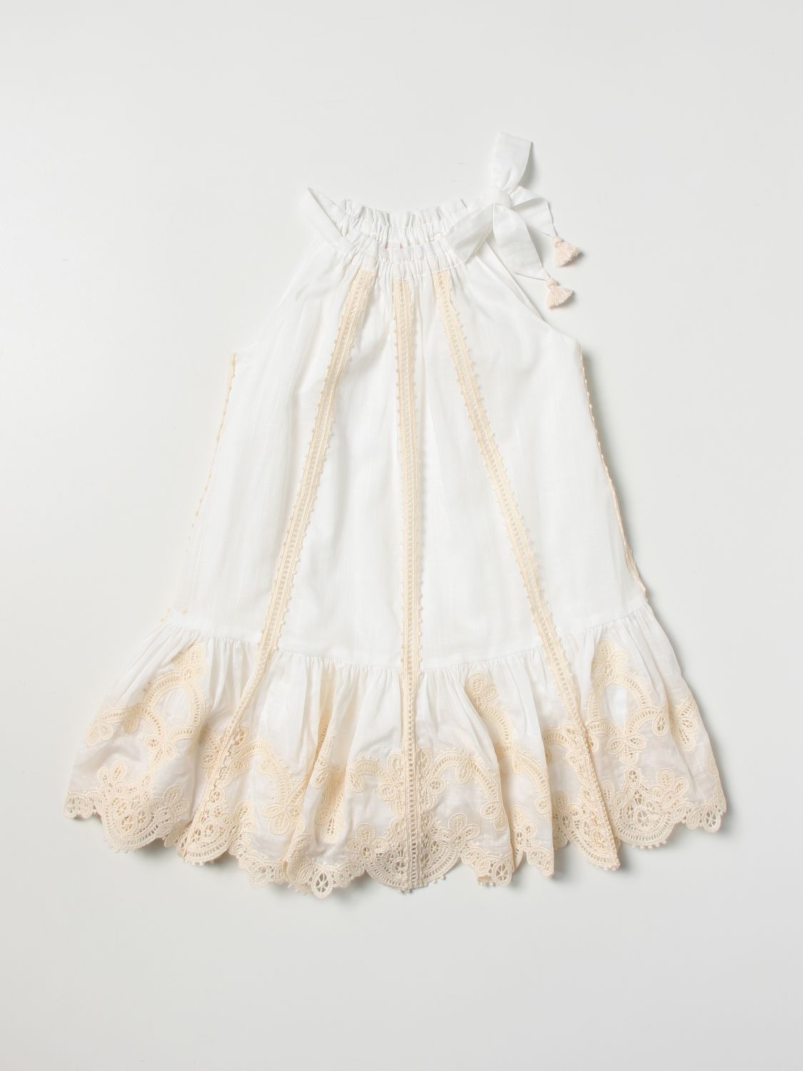 Zimmermann Dress ZIMMERMANN Kids colour Ivory