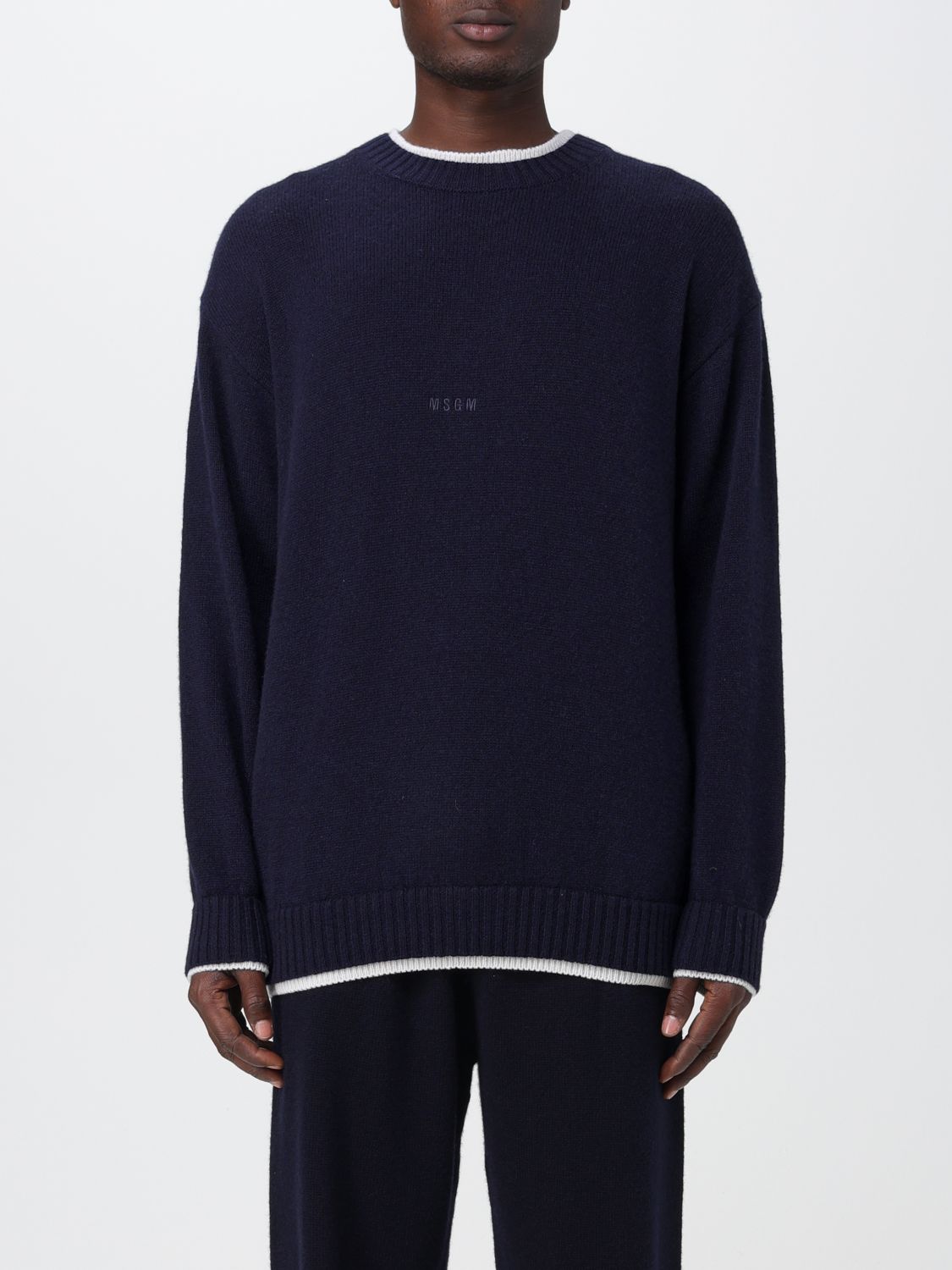 Msgm Jumper MSGM Men colour Blue