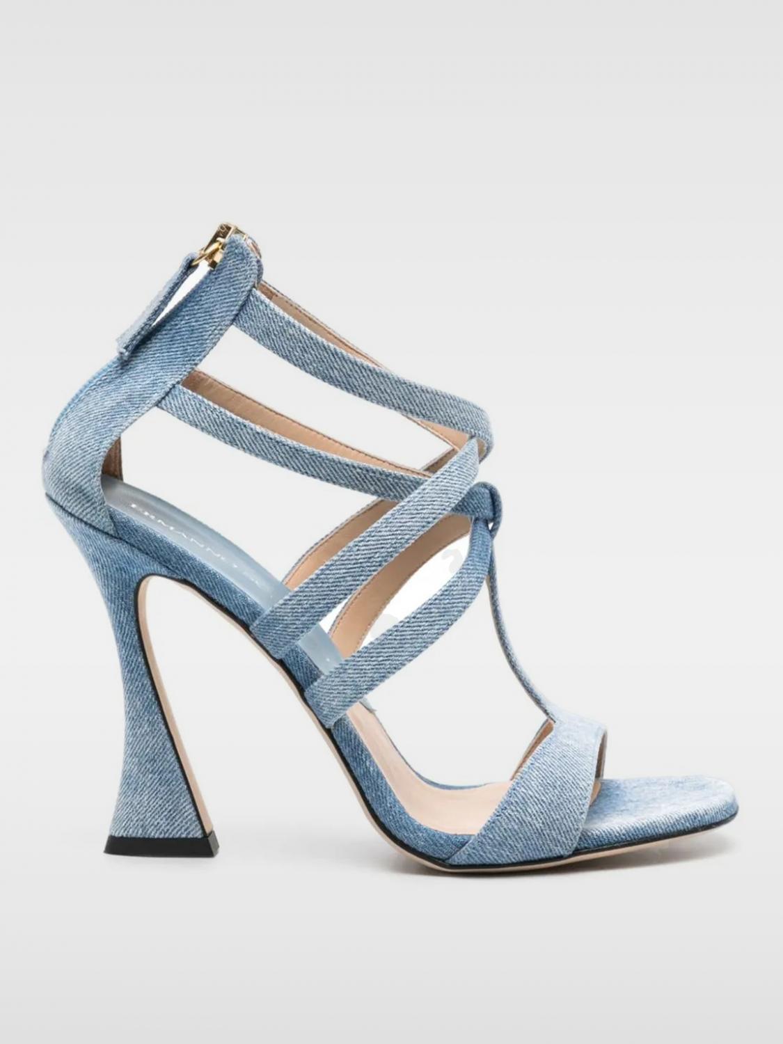 Ermanno Scervino Heeled Sandals ERMANNO SCERVINO Woman color Blue