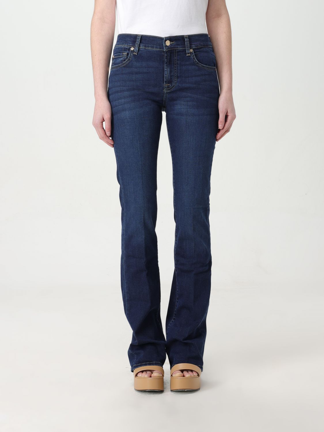 7 For All Mankind Jeans 7 FOR ALL MANKIND Woman colour Blue