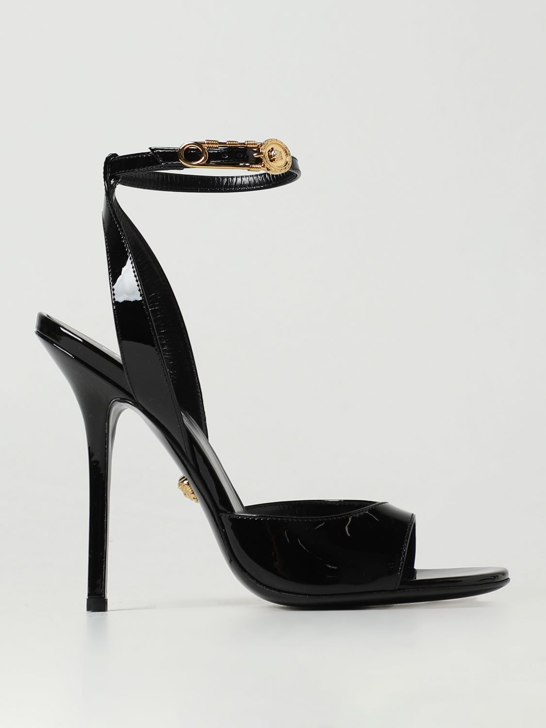 Versace Heeled Sandals VERSACE Woman colour Black