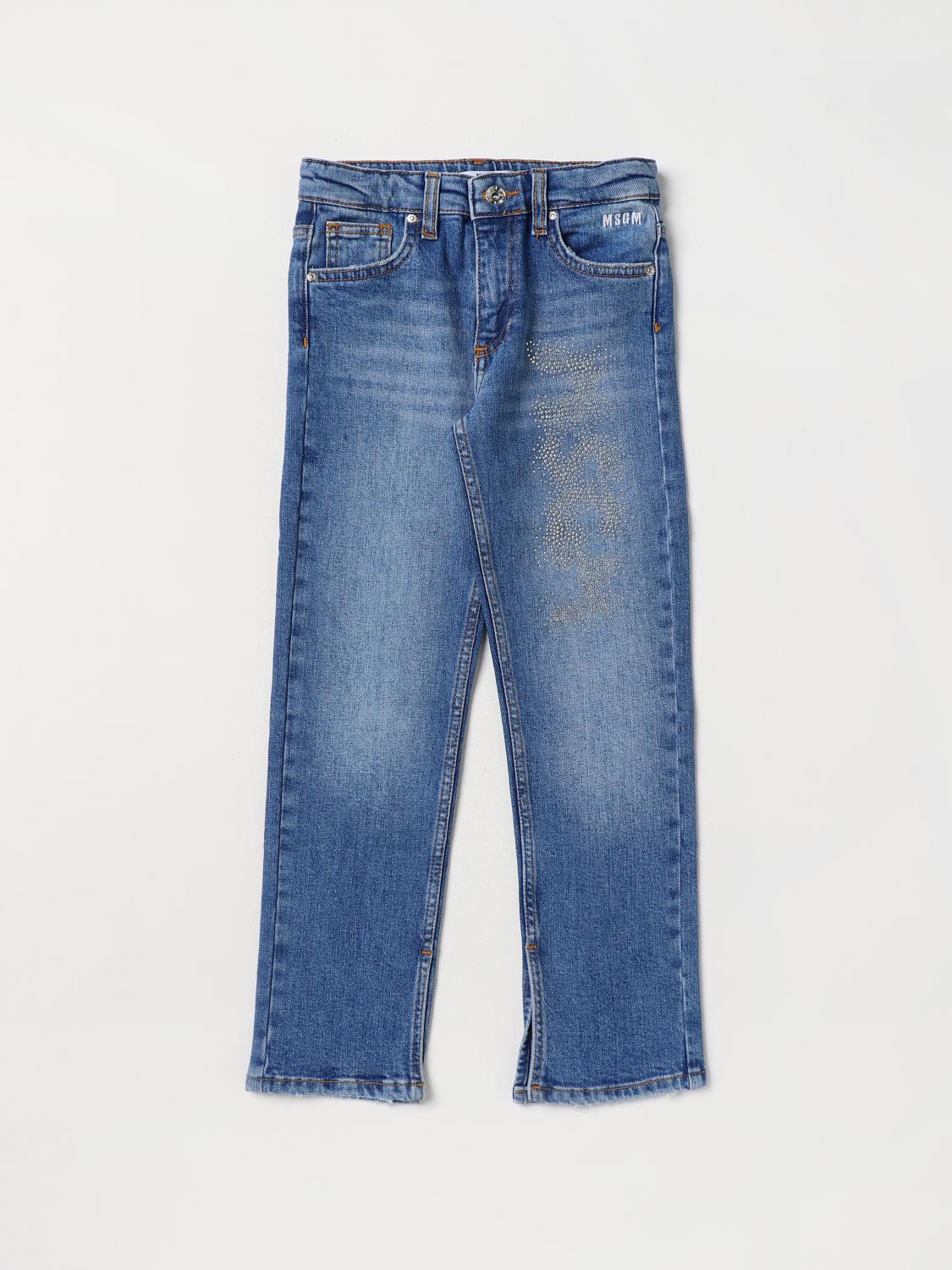 Msgm Kids Trousers MSGM KIDS Kids colour Denim