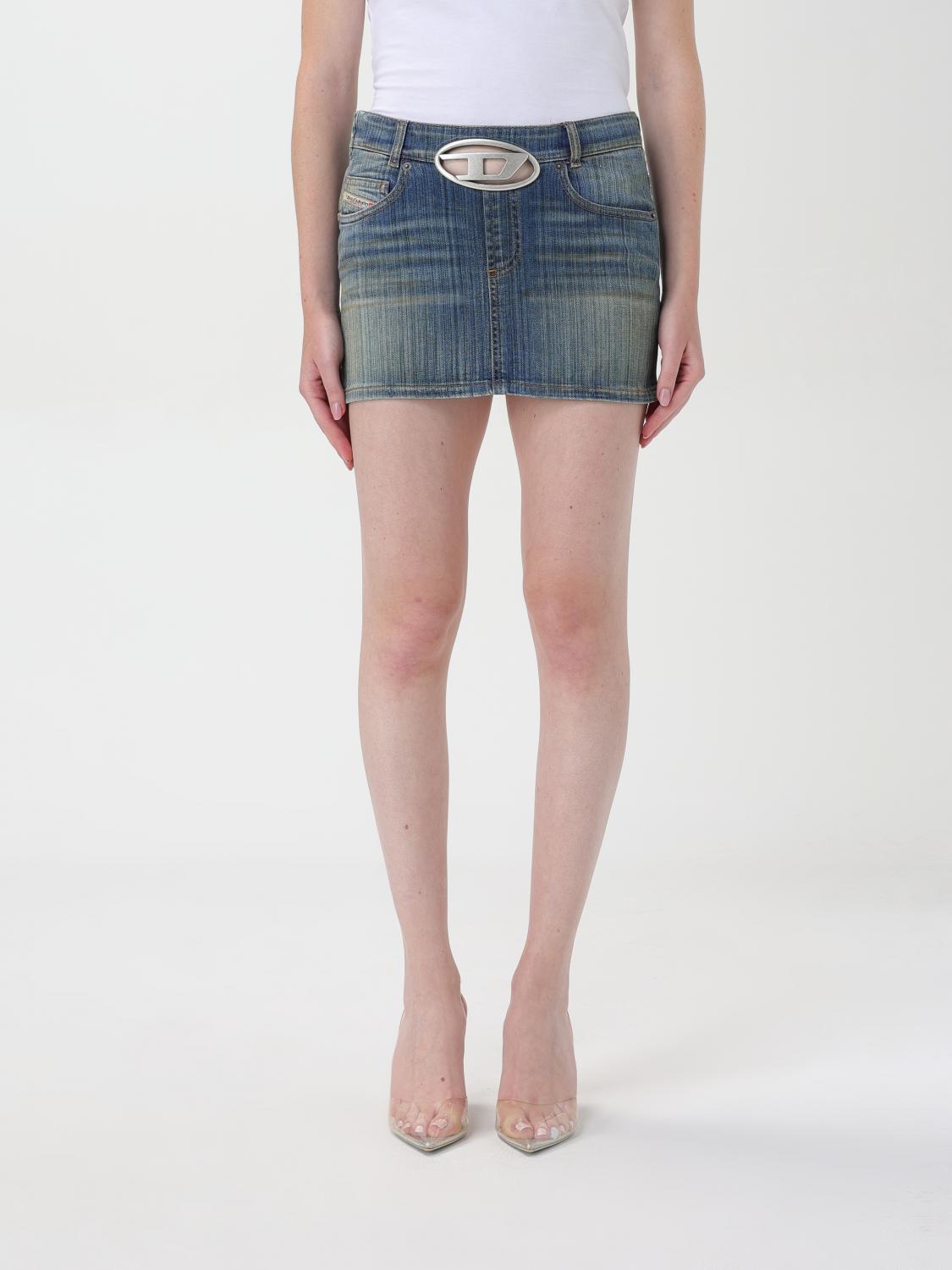 Diesel Skirt DIESEL Woman color Blue