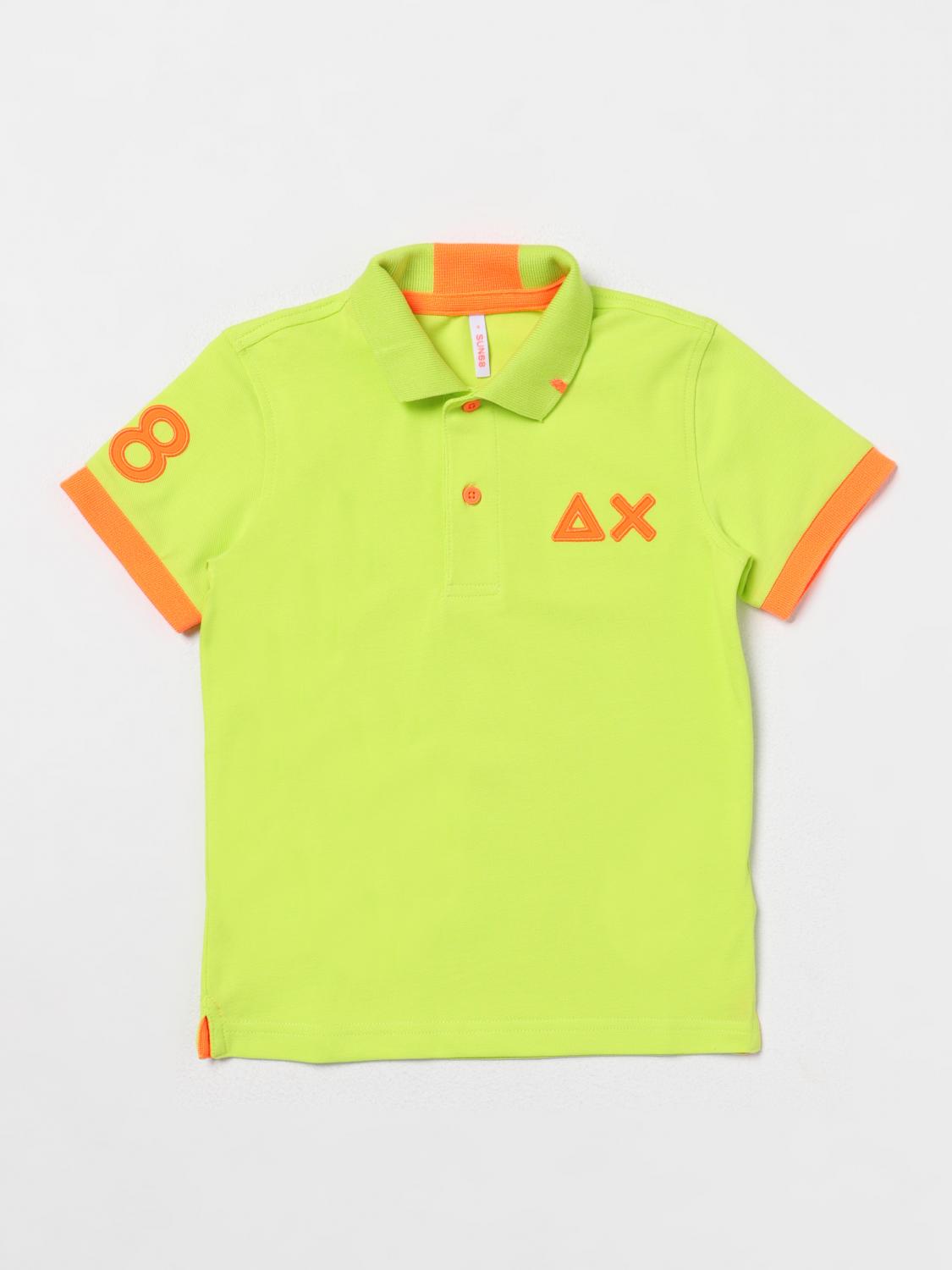  Polo Shirt SUN 68 Kids colour Lime