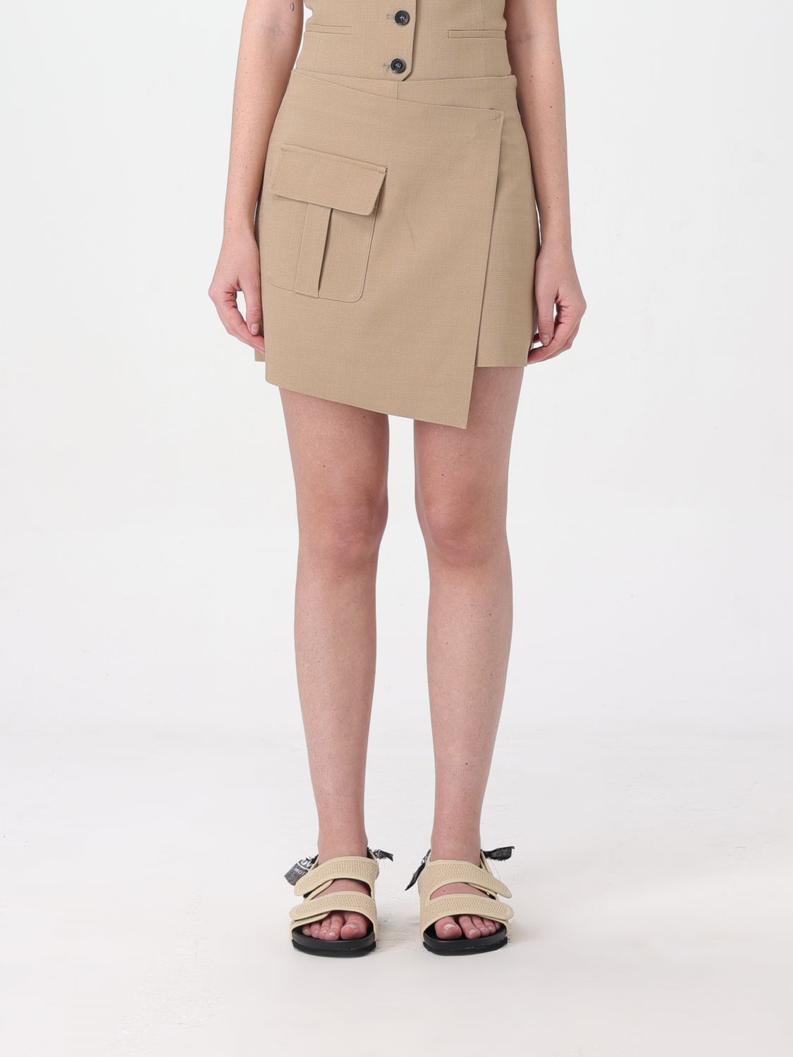 Msgm Short MSGM Woman colour Beige