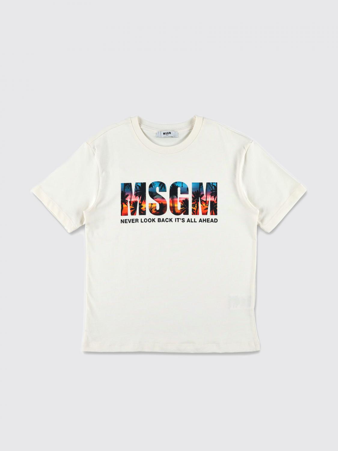 Msgm Kids T-Shirt MSGM KIDS Kids color Cream