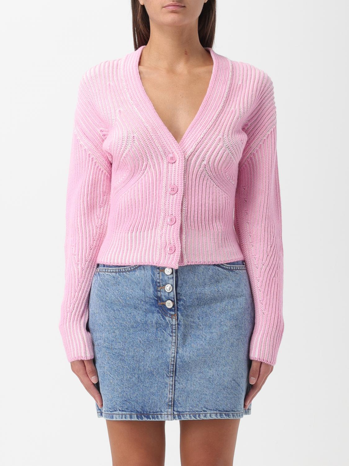 Moschino Jeans Cardigan MOSCHINO JEANS Woman colour Pink