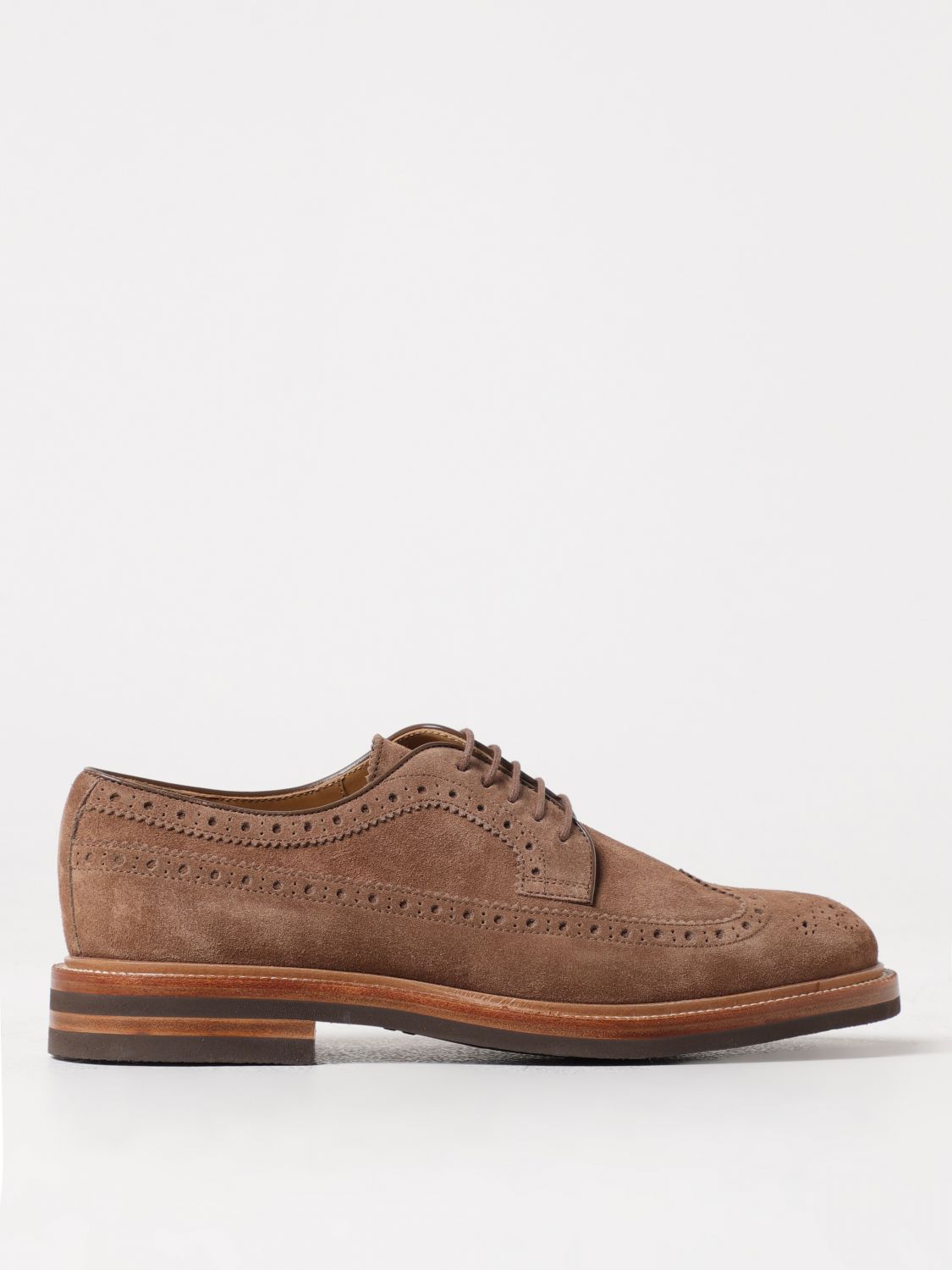 Brunello Cucinelli Brogue Shoes BRUNELLO CUCINELLI Men colour Brown