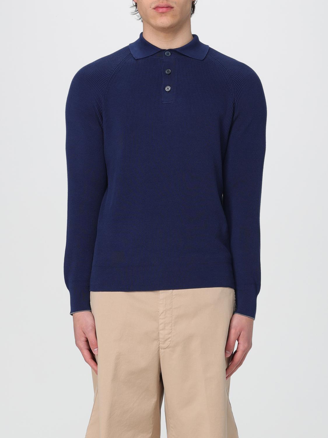 Brunello Cucinelli Polo Shirt BRUNELLO CUCINELLI Men colour Navy