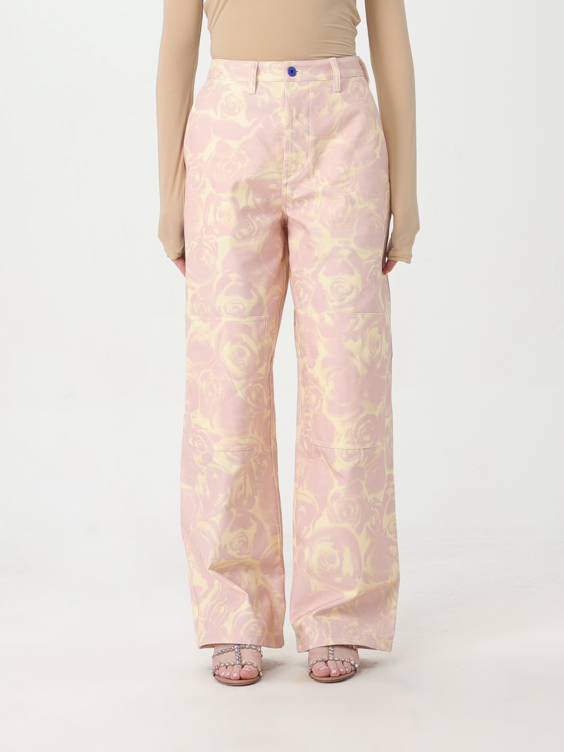 Burberry Trousers BURBERRY Woman colour Pink