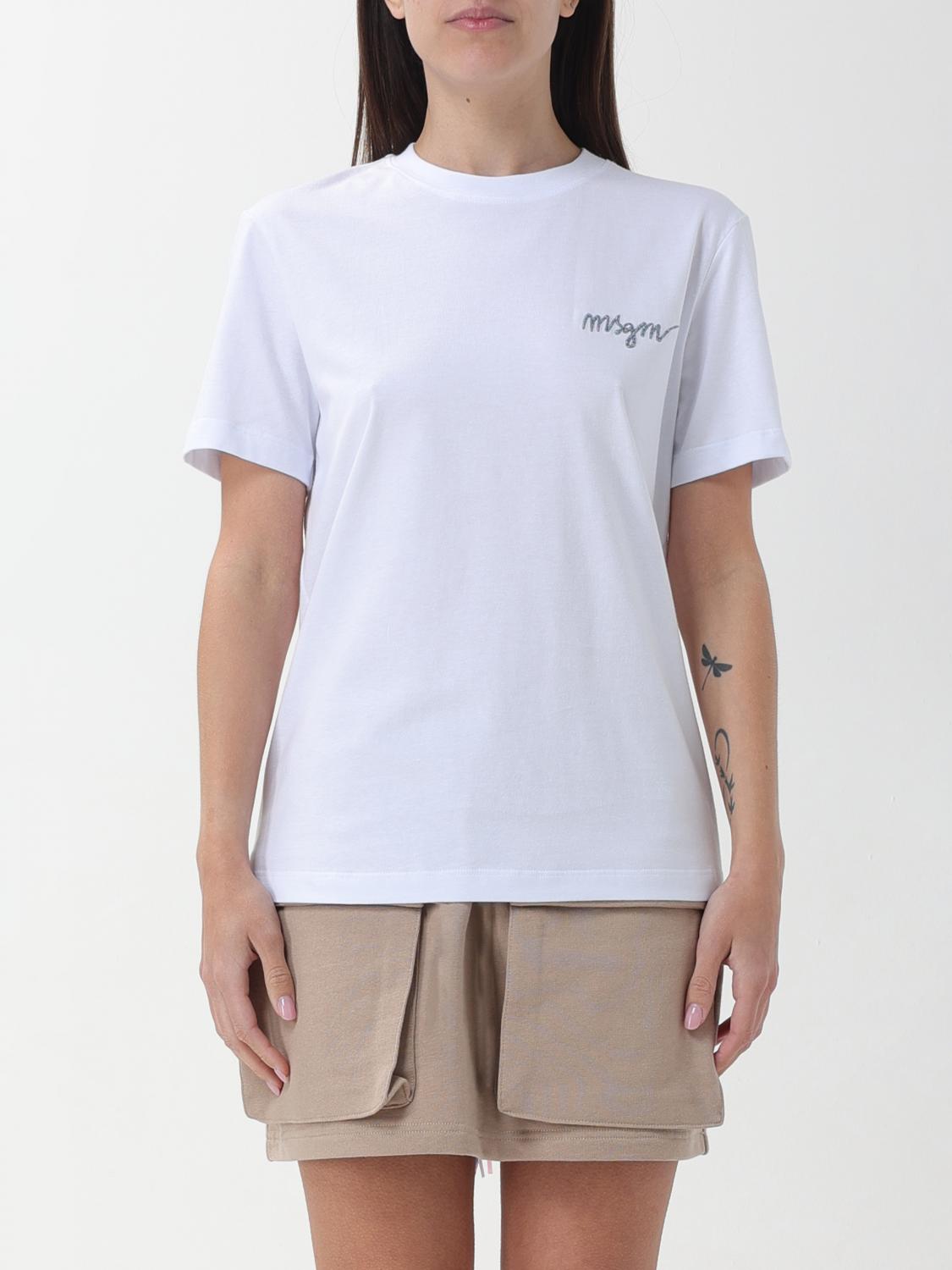 Msgm T-Shirt MSGM Woman colour White