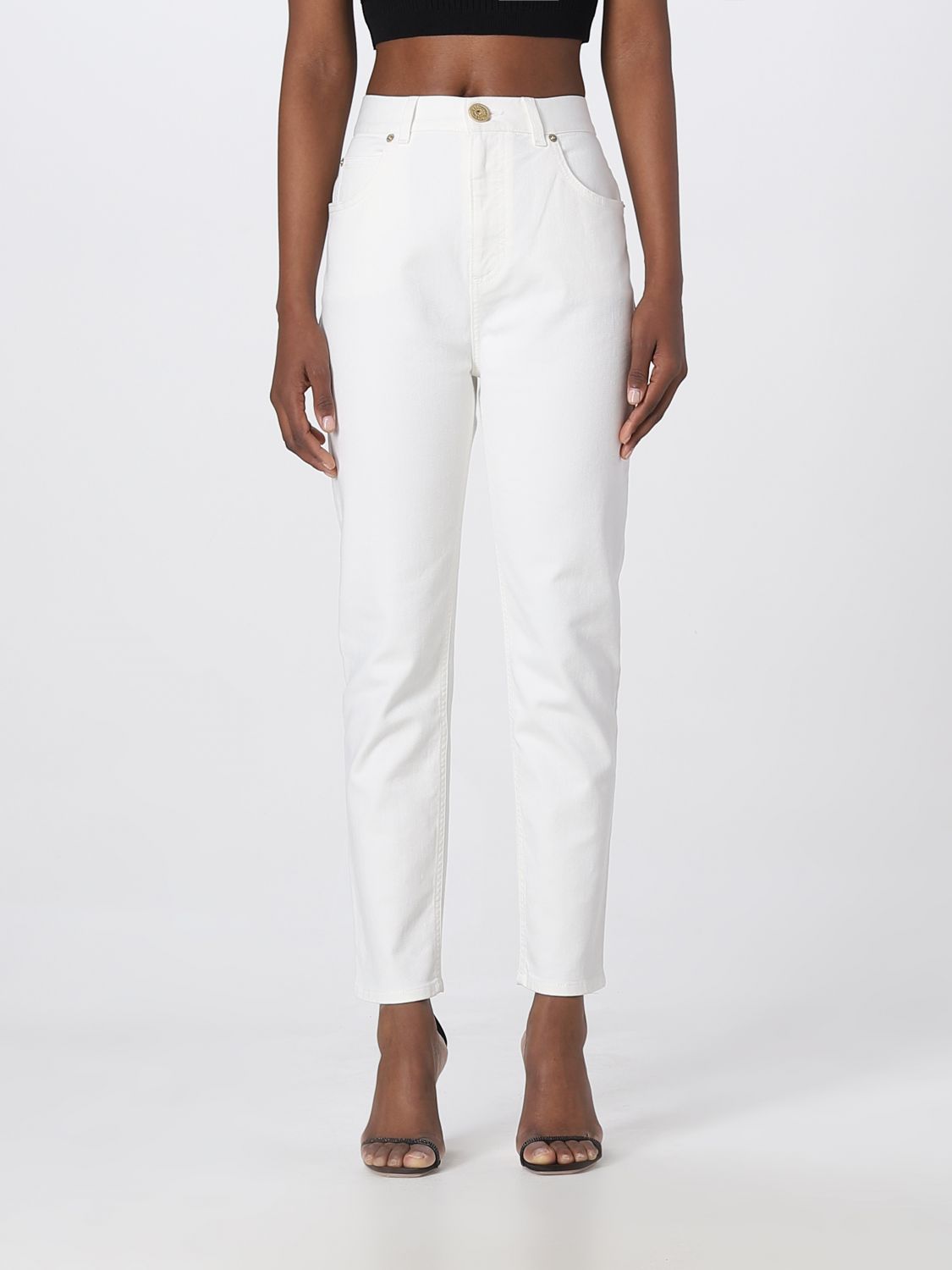 Balmain Jeans BALMAIN Woman colour White