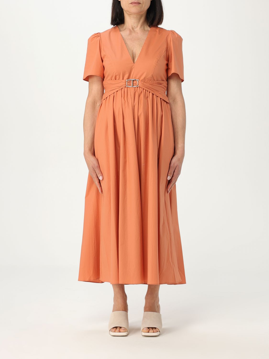 Twinset Dress TWINSET Woman colour Orange