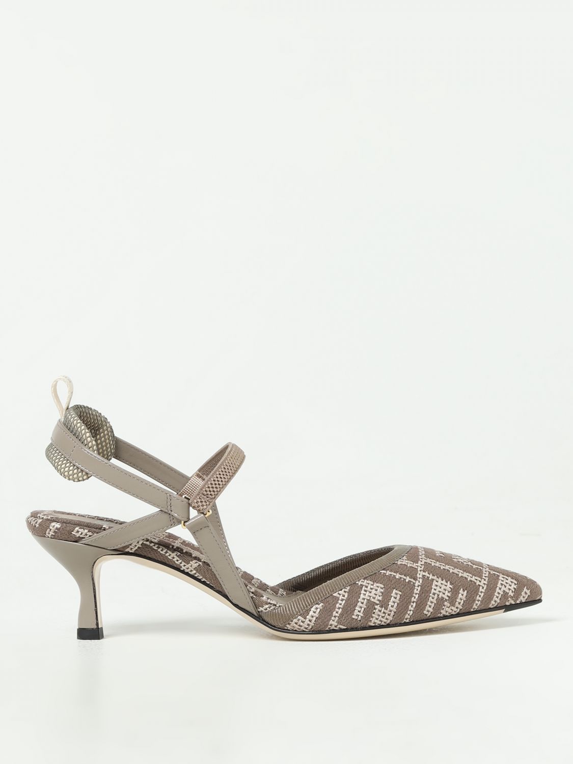 FENDI High Heel Shoes FENDI Woman colour Dove Grey