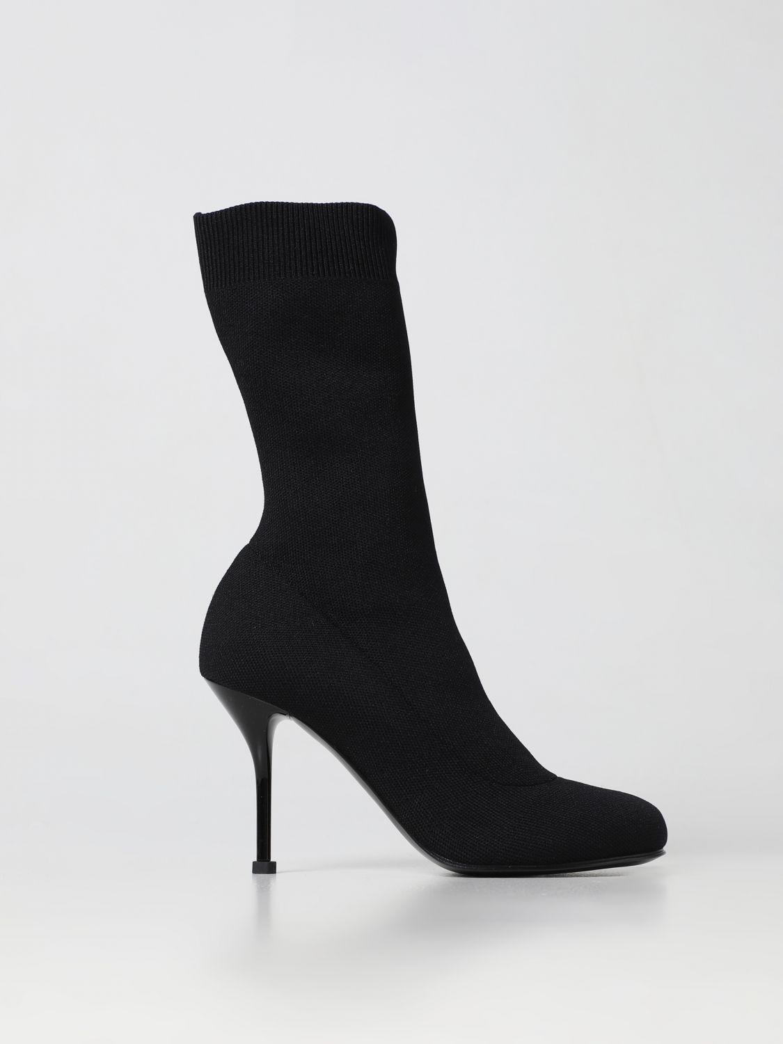 Alexander McQueen Flat Ankle Boots ALEXANDER MCQUEEN Woman colour Black