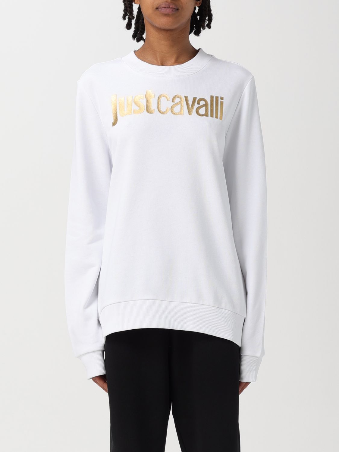 Just Cavalli Sweatshirt JUST CAVALLI Woman colour White