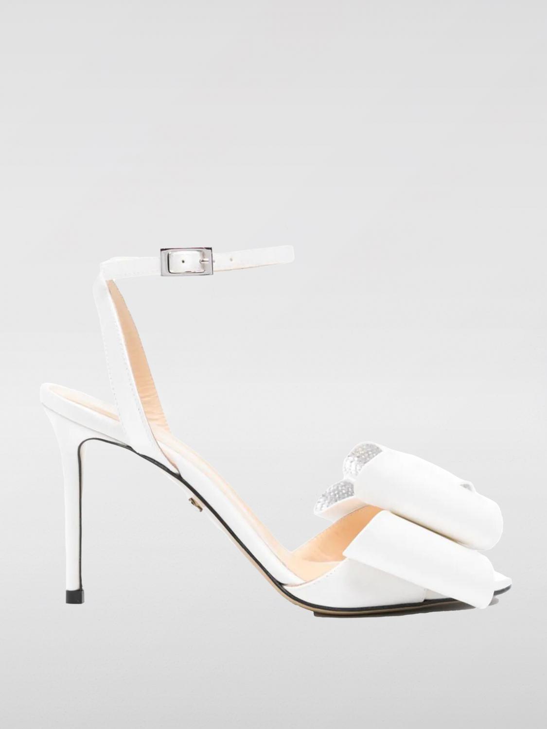 Mach & Mach Heeled Sandals MACH & MACH Woman color White