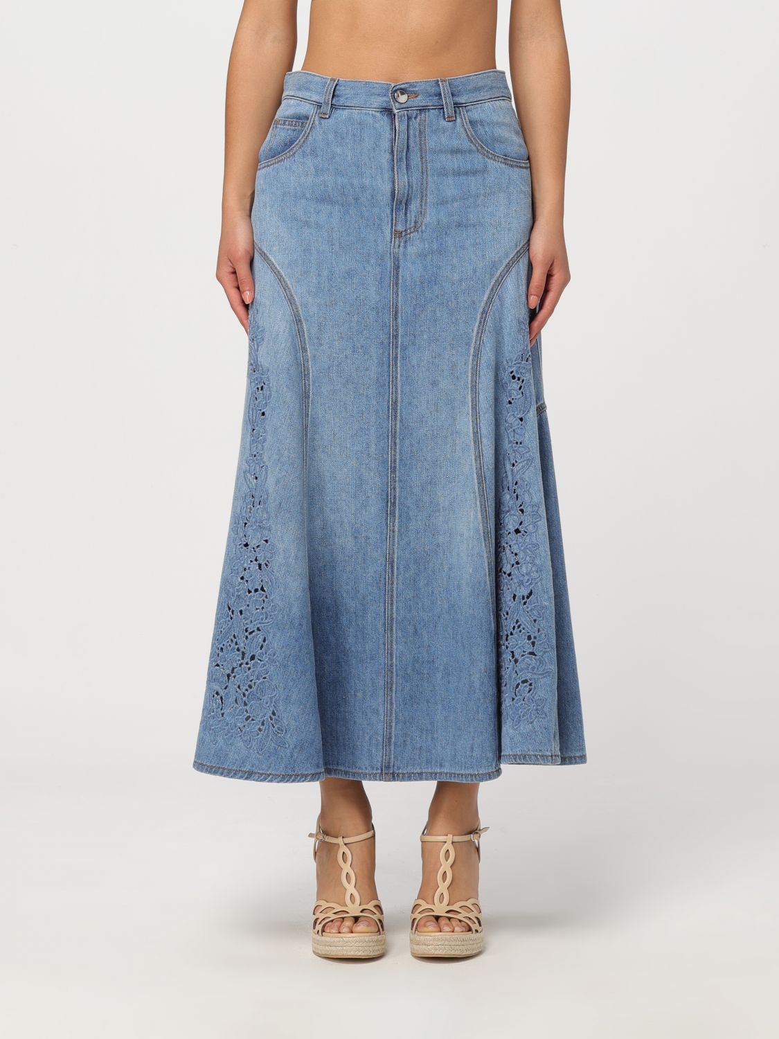 Chloé Skirt CHLOÉ Woman colour Blue