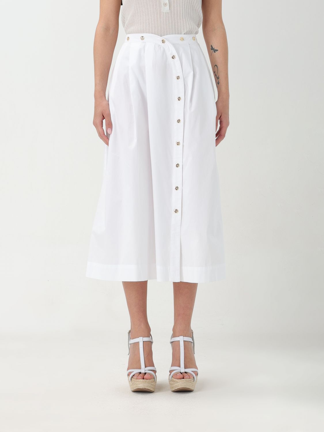 Pinko Skirt PINKO Woman colour White