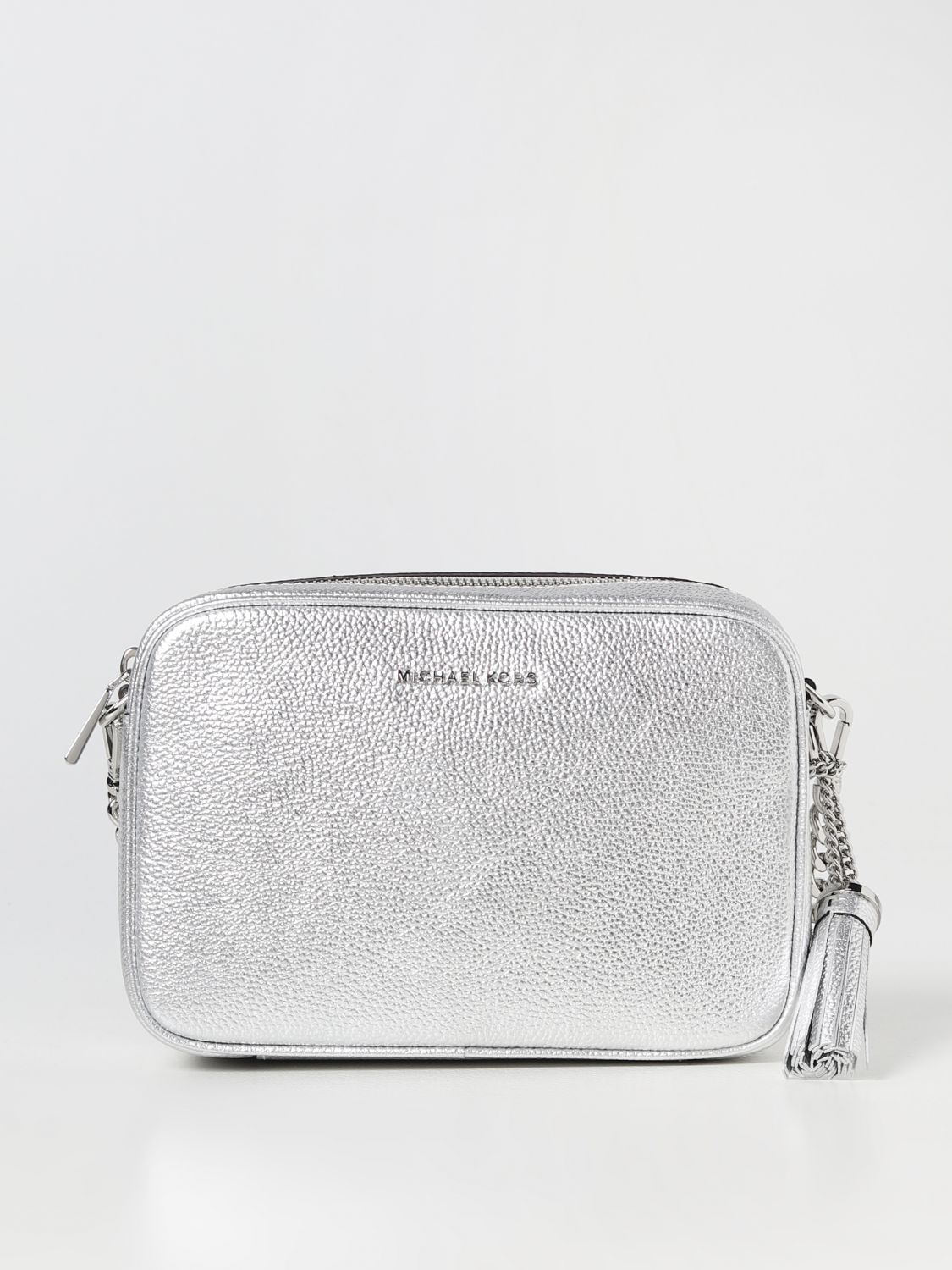 Michael Kors Crossbody Bags MICHAEL KORS Woman colour Silver