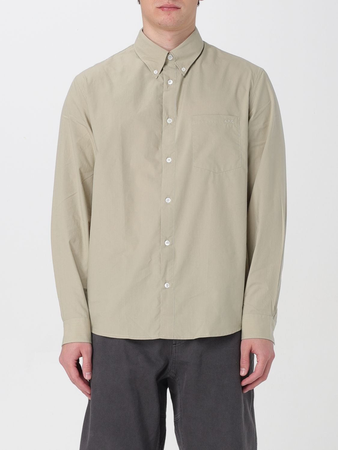 A.P.C. Shirt A.P.C. Men colour Beige