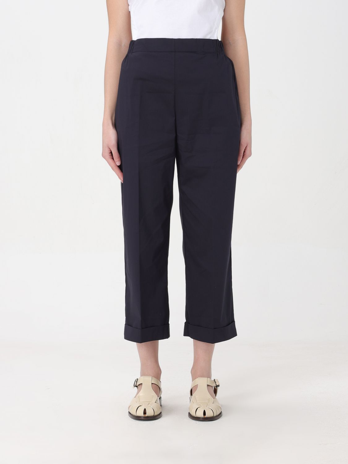 Liviana Conti Trousers LIVIANA CONTI Woman colour Blue