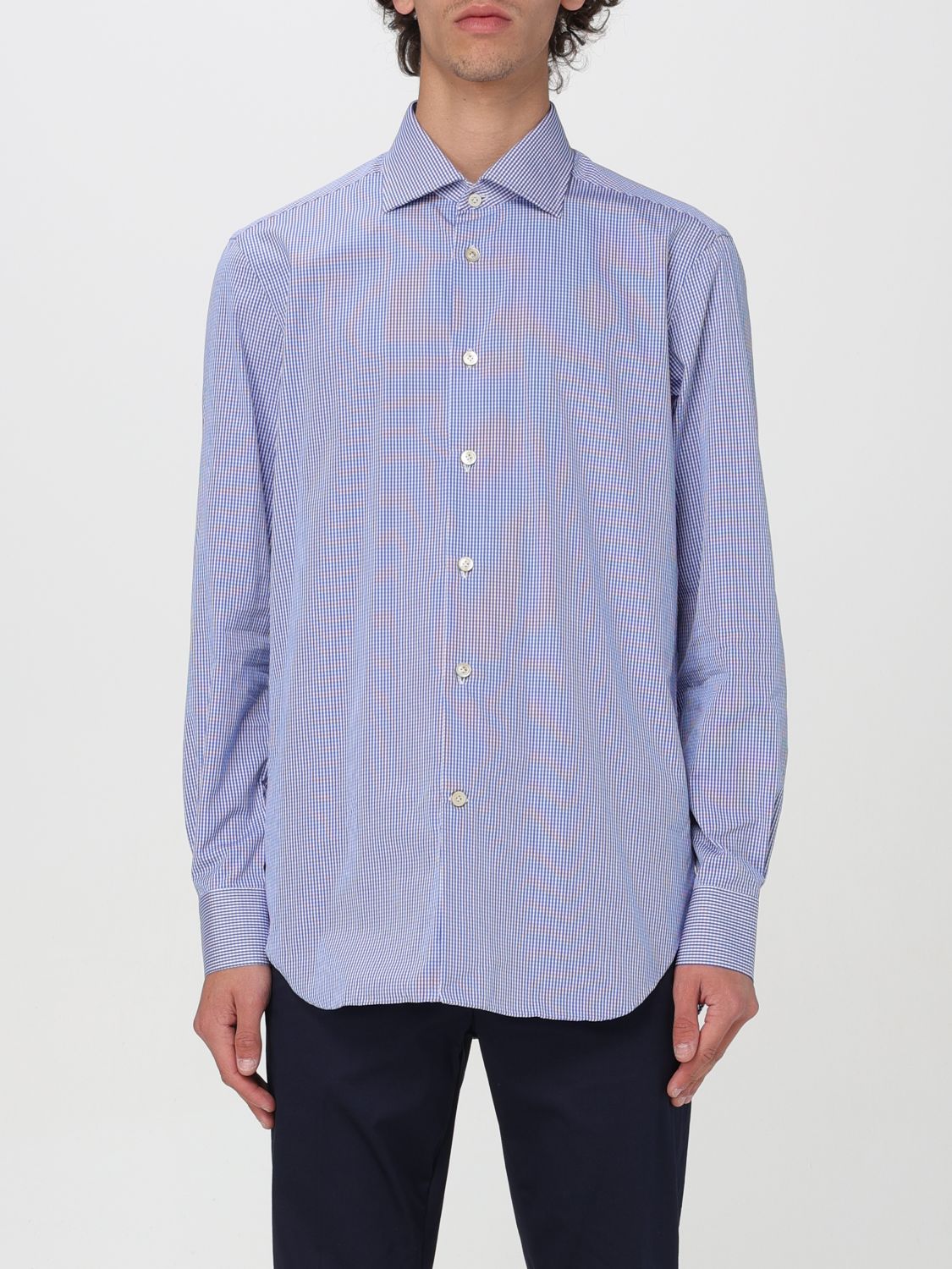 Kiton Shirt KITON Men colour Blue