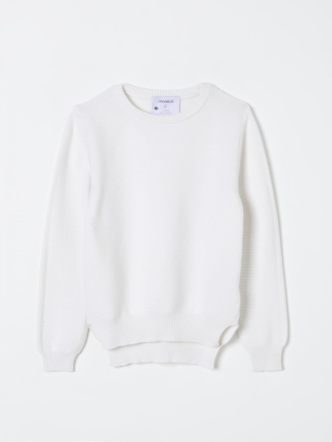 Simonetta Sweater SIMONETTA Kids color White