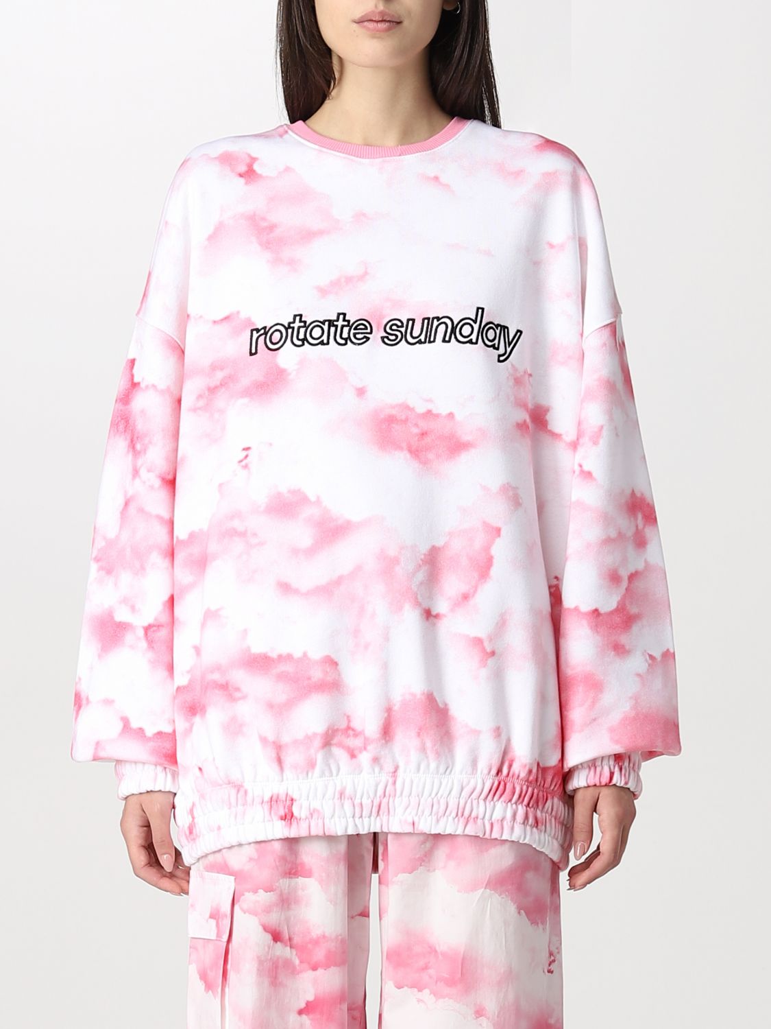 Rotate Sweatshirt ROTATE Woman colour Pink