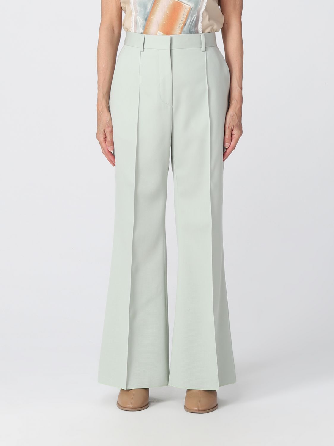 Lanvin Trousers LANVIN Woman colour Sage