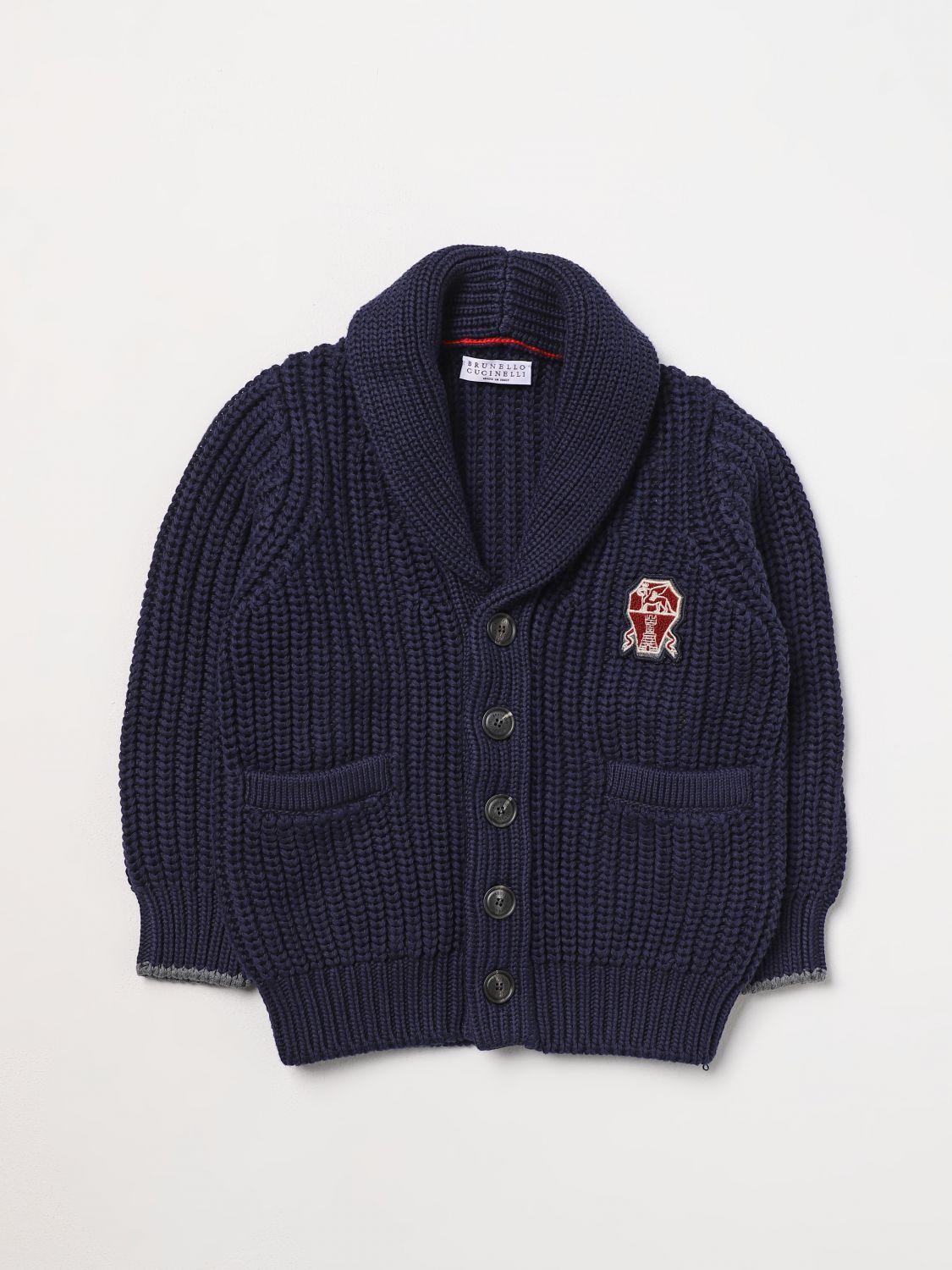 Brunello Cucinelli Jumper BRUNELLO CUCINELLI Kids colour Navy